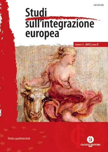 Direttamente Dal Produttore Studi sull‘integrazione europea (2015). Vol. 3
