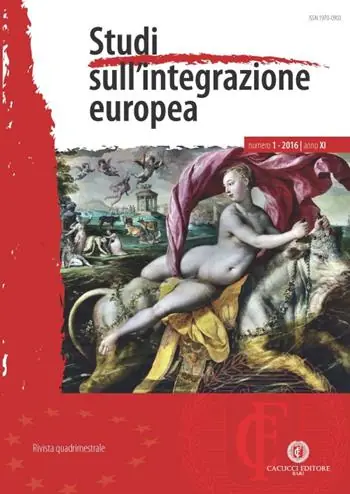 A Buon Prezzo Studi sull‘integrazione europea (2016). Vol. 1