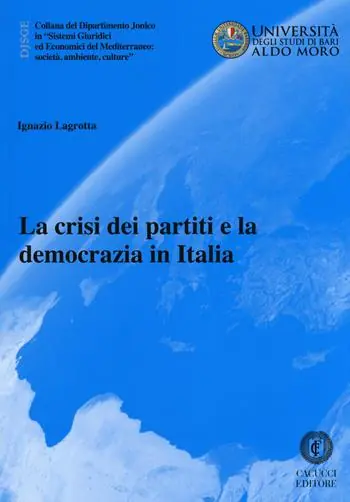 Sconto La crisi dei partiti e la democrazia in Italia
