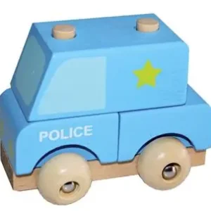 Soddisfatti O Rimborsati Furgone Polizia. Mezzi in legno smonta e rimonta. Ediz. a colori