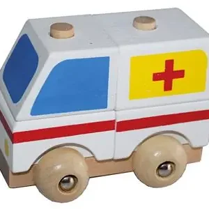 Ambulanza. Mezzi in legno smonta e rimonta. Ediz. a colori Acquista Ora