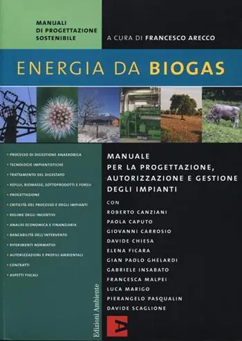 Prezzo Di Fabbrica Energia da biogas. Manuale per la progettazione, autorizzazione e gestione degli impianti