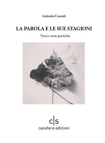 La parola e le sue stagioni. Versi e note poetiche Affare