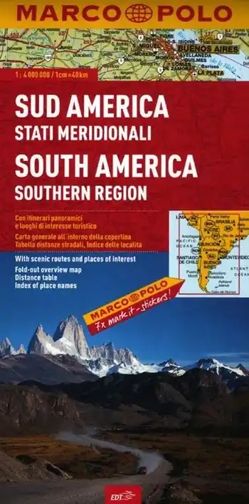 Sud America (stati meridionali) 1 4.000.000 Più Venduto
