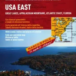 Sconto Stati Uniti orientali. Grandi laghi, Appalachi, Costa atlantica, Florida 1 2.000.000. Ediz. multilingue