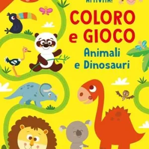 Super Prezzo Animali e dinosauri. Coloro e gioco. Ediz. illustrata
